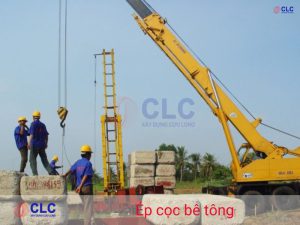 1.2. Ép cọc bê tông