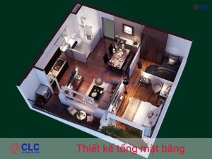 Thiết kế tổng mặt bằng dự án căn hộ Diamond Lotus