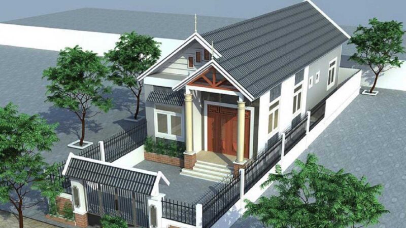cách tính diện tích xây dựng nhà cấp 4