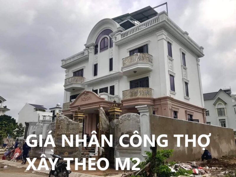 cách tính tiền công thợ xây nhà theo m2