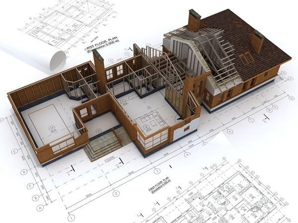 tính diện tích xây dựng nhà cấp 4